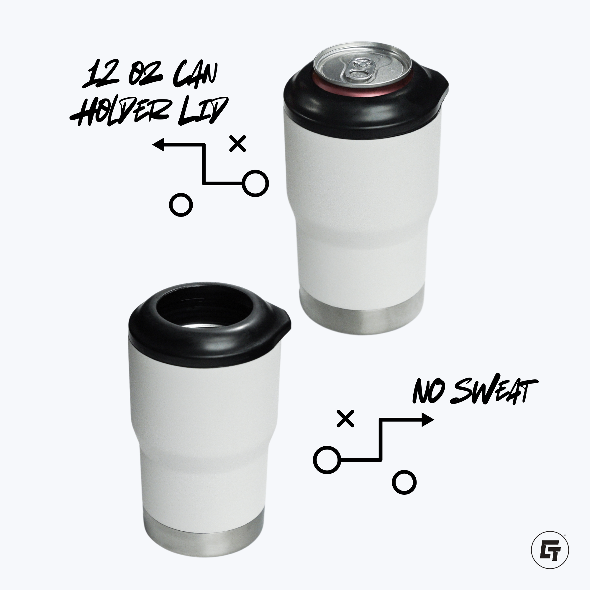 Chicagoland Spinners - Full Jacket 2.0 Stainless Steel Can-Bottle Cooler