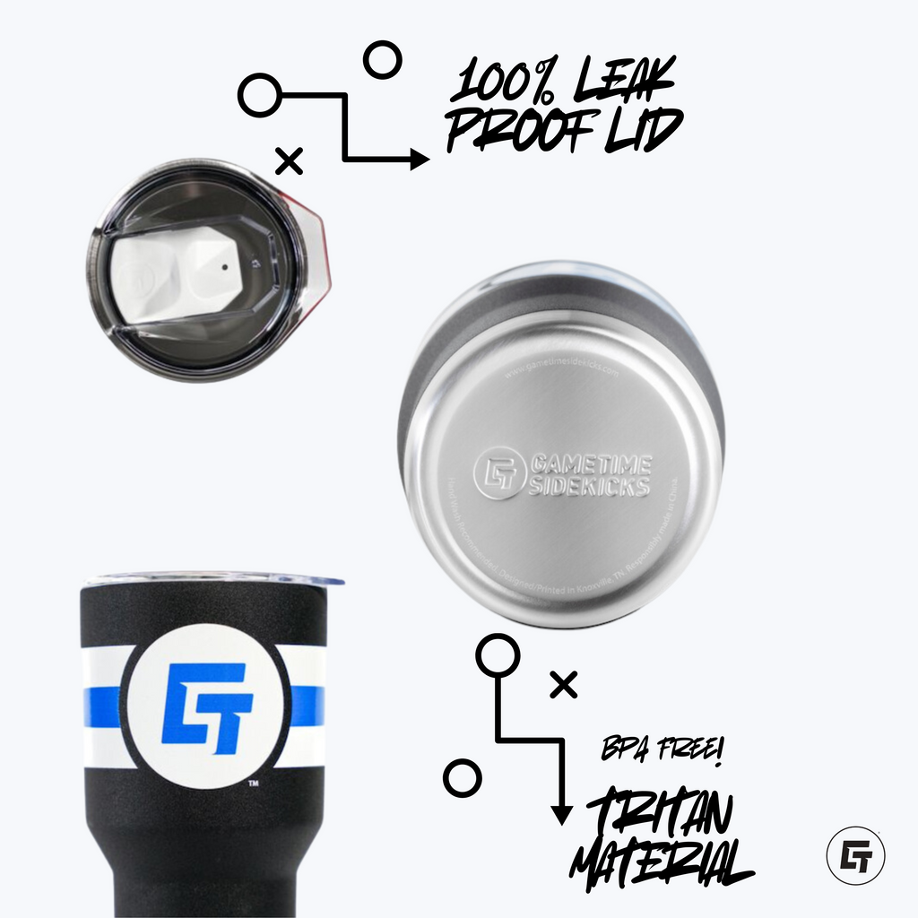 Chicagoland Spinners 30oz Light Blue Tumbler