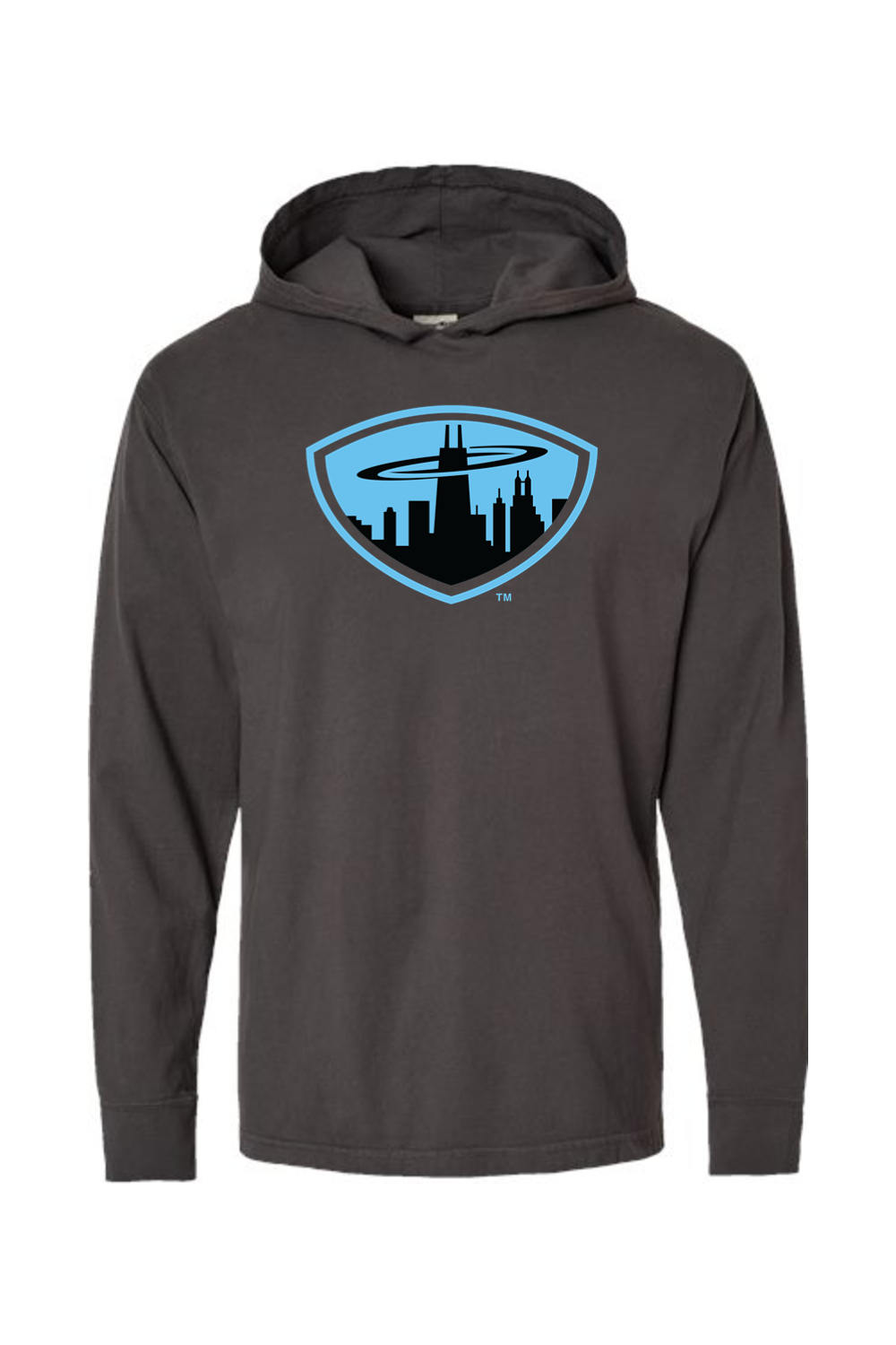 Chicagoland Spinners - ComfortWash by Hanes Garment-Dyed Jersey Hooded Long Sleeve T-Shirt