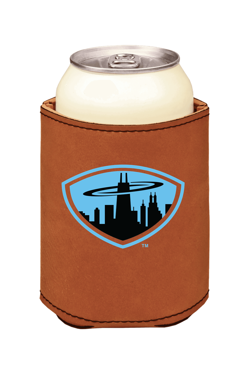 Chicagoland Spinners - 3 3/4" Laserable Leatherette Beverage Holder