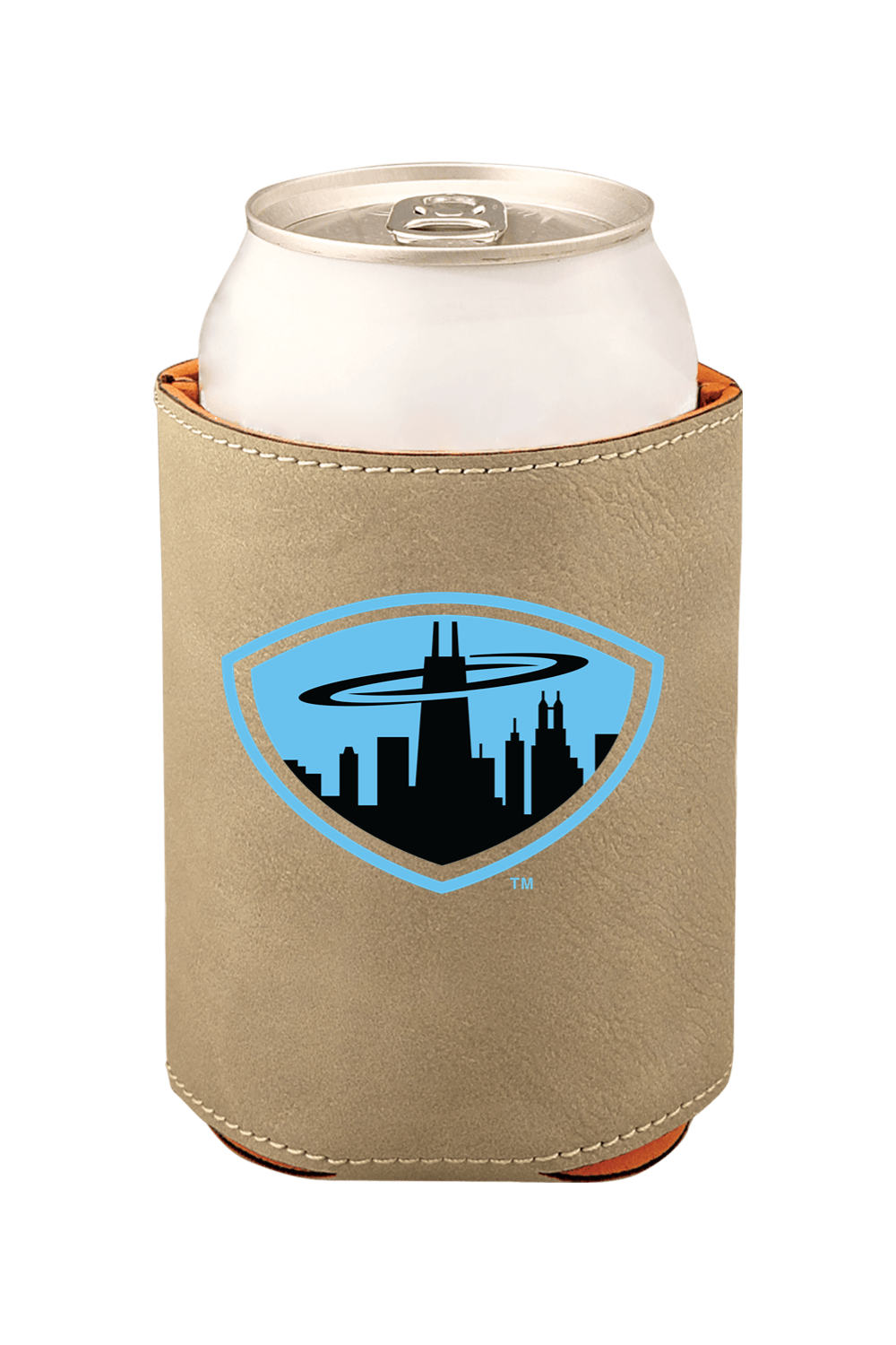 Chicagoland Spinners - 3 3/4" Laserable Leatherette Beverage Holder