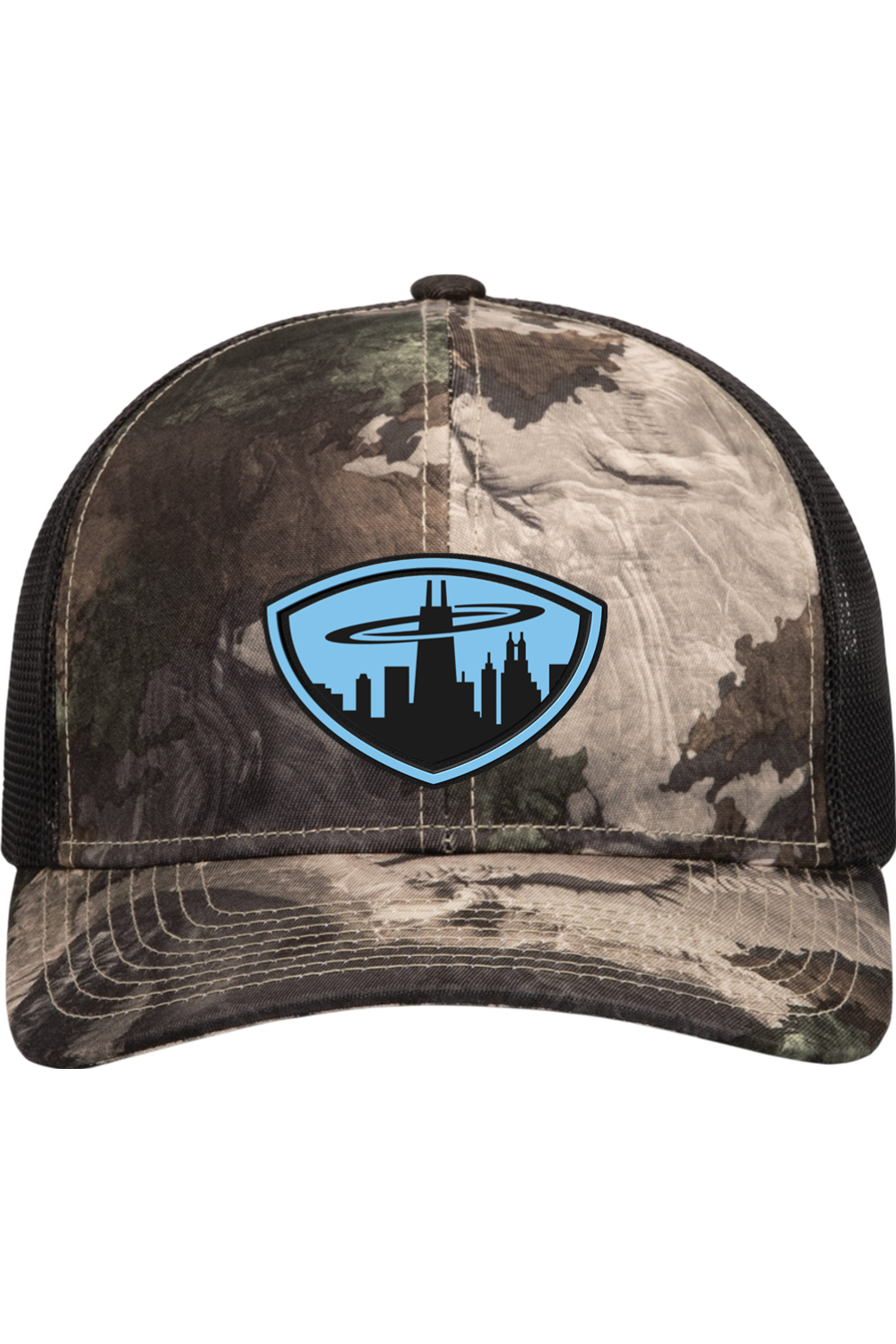 Chicagoland Spinners - Pacific Headwear Camo Snapback Trucker Cap