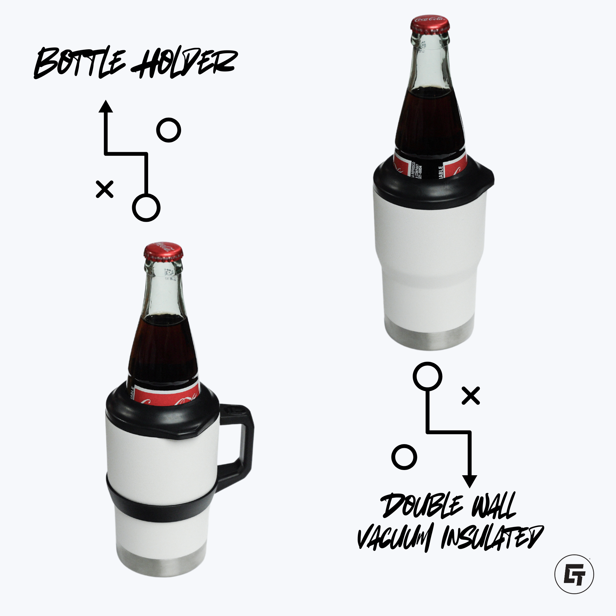 Chicagoland Spinners - Full Jacket 2.0 Stainless Steel Can-Bottle Cooler