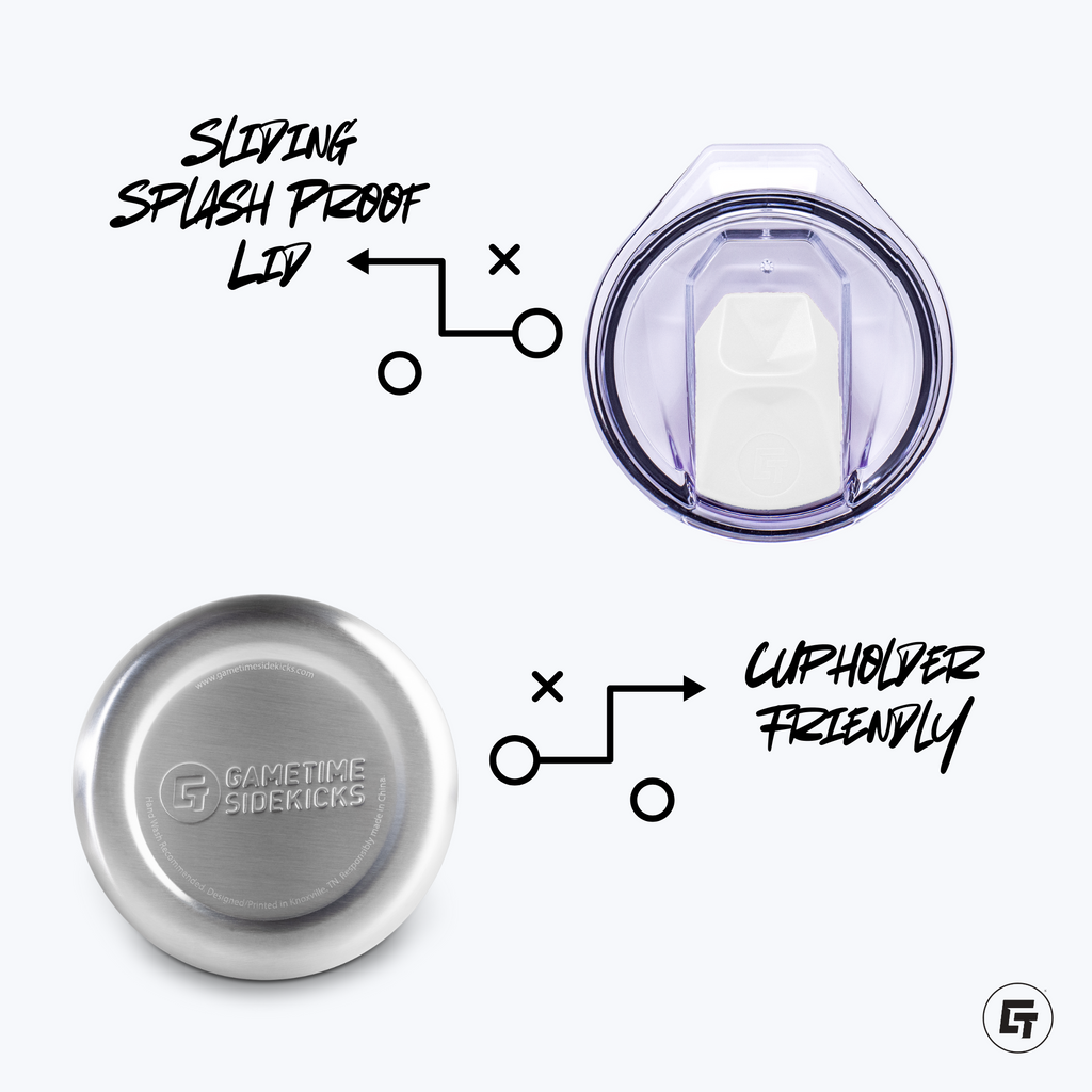 Chicagoland Spinners 12oz Light Blue Stemless Tumbler