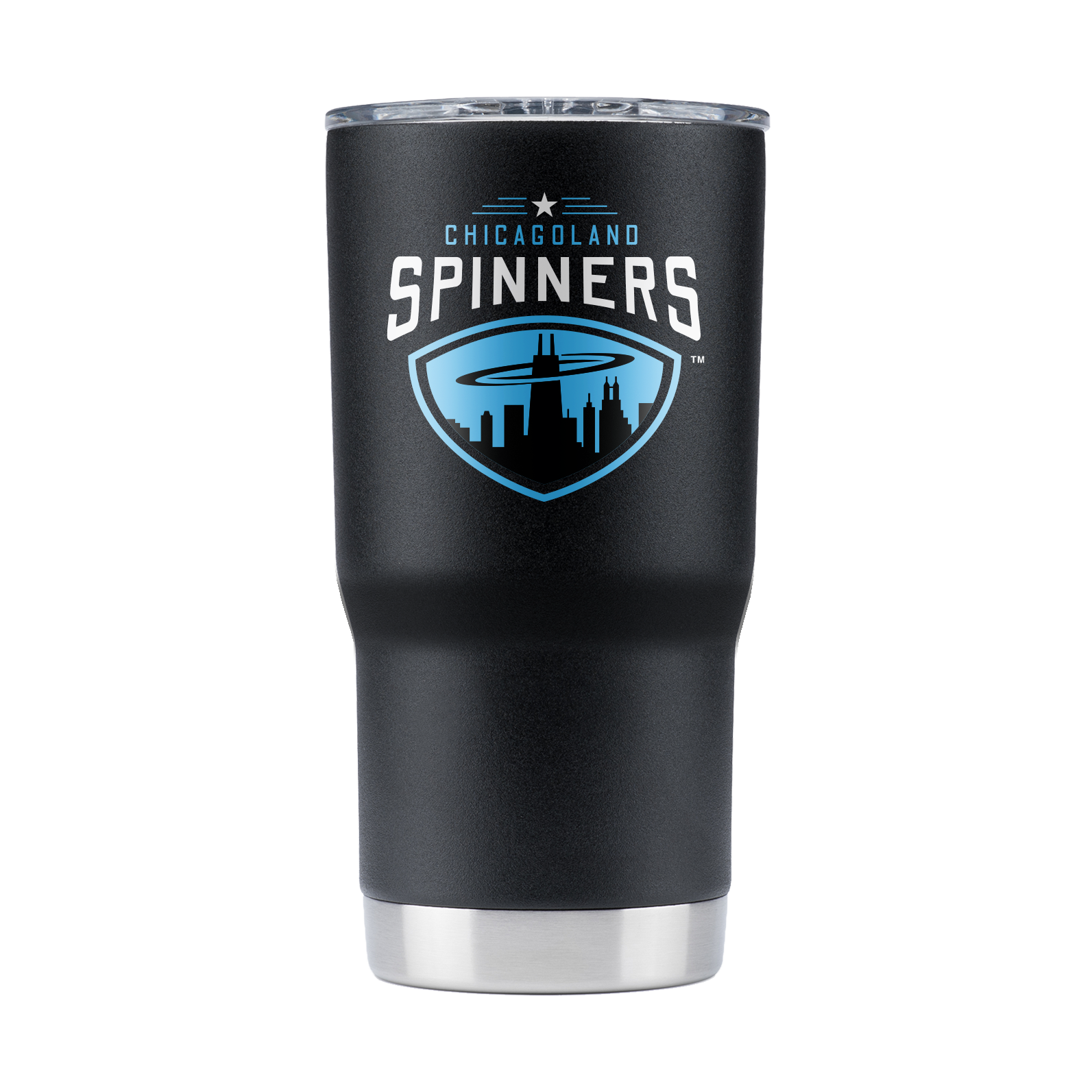 Chicagoland Spinners 20oz Black Tumbler
