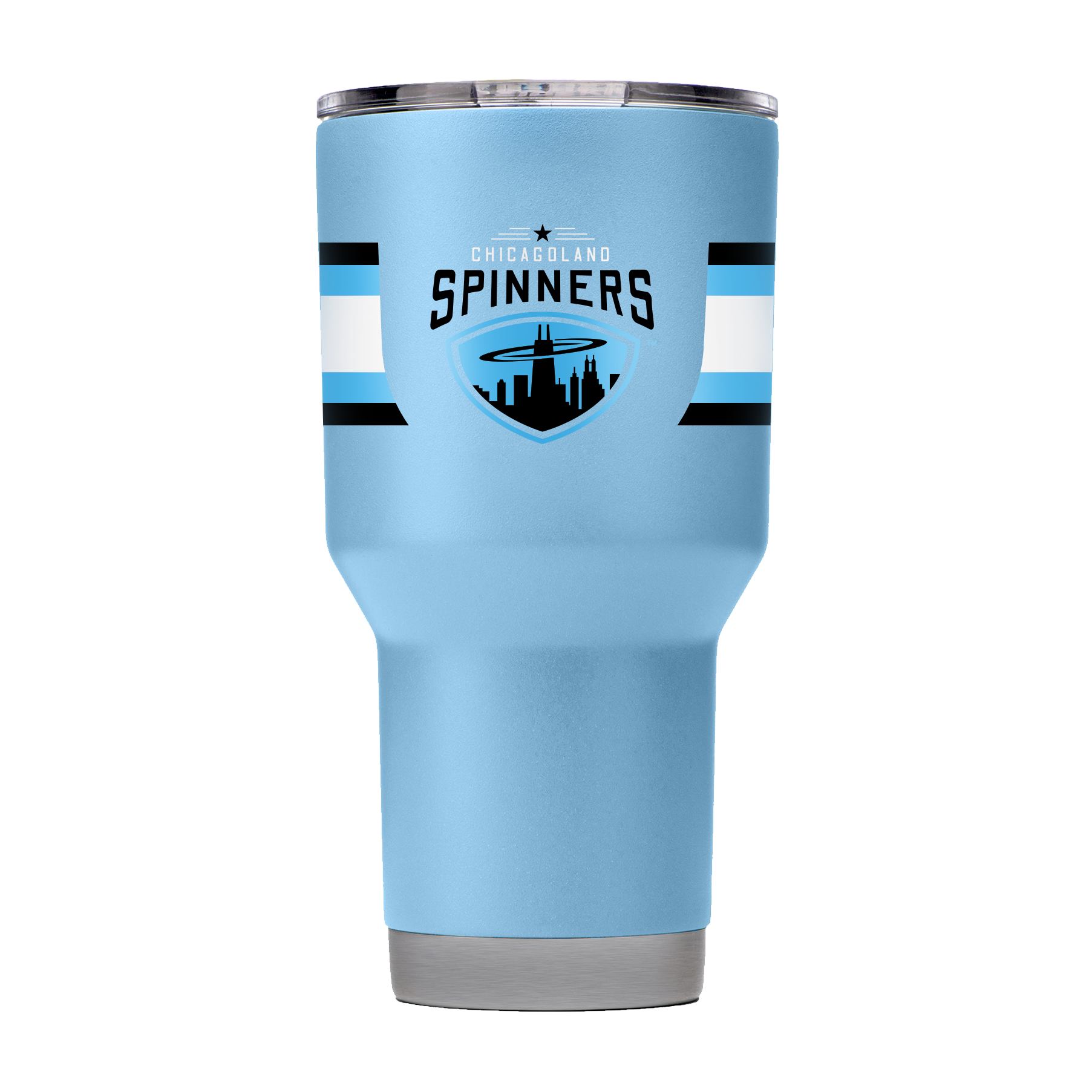 Chicagoland Spinners 30oz Light Blue Tumbler