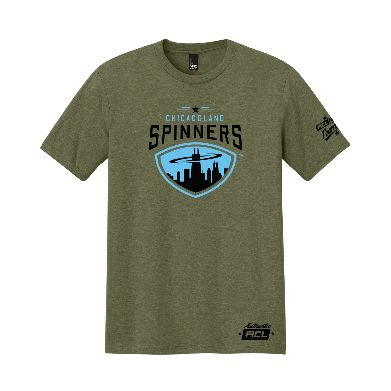 Chicagoland Spinners Logo T-Shirt - Premium Tri-Blend Fabric | ACL Pro Team Gear