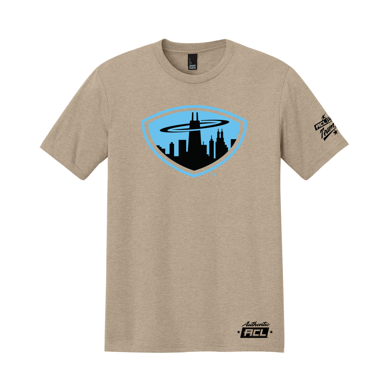Chicagoland Spinners Symbol T-Shirt - Premium Tri-Blend Fabric | ACL Pro Team Gear